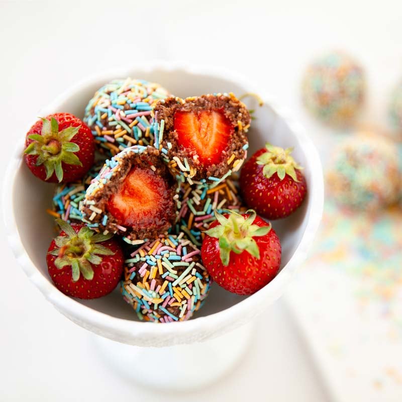 ViktVäktarna - Chokladbollar med jordgubbar