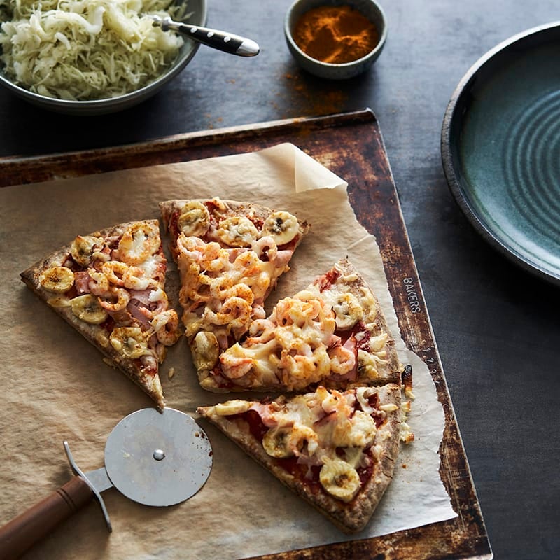 Foto av Pizzamacka med skinka och räkor från WW ViktVäktarna