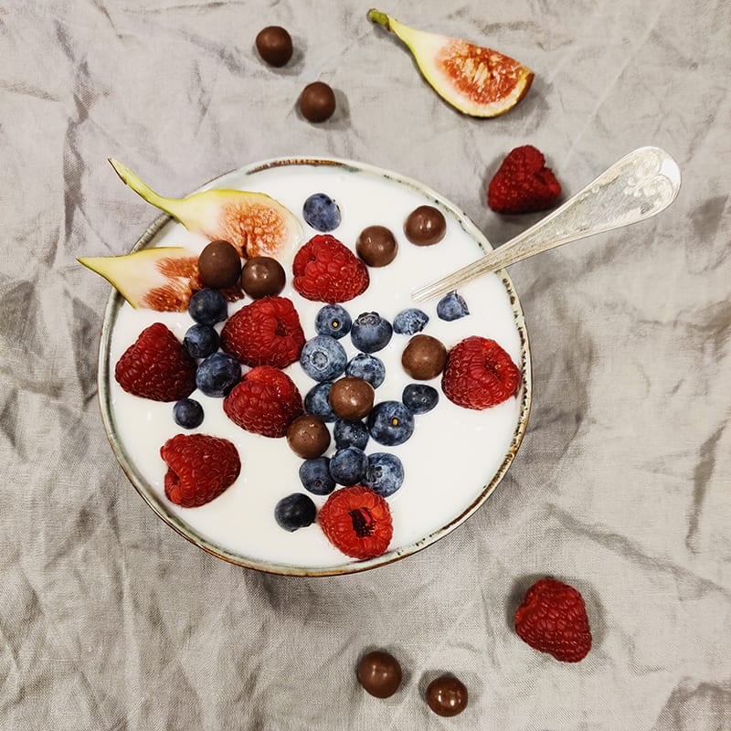 Foto av Yoghurt med frukt och choklad från WW ViktVäktarna