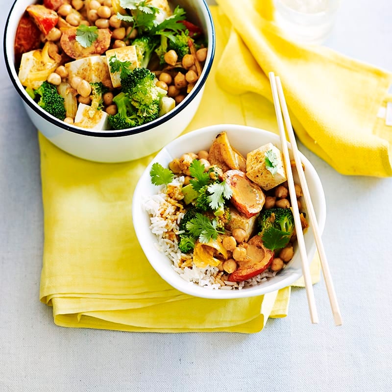 ViktVäktarna - Krämig curry med kikärter och tofu