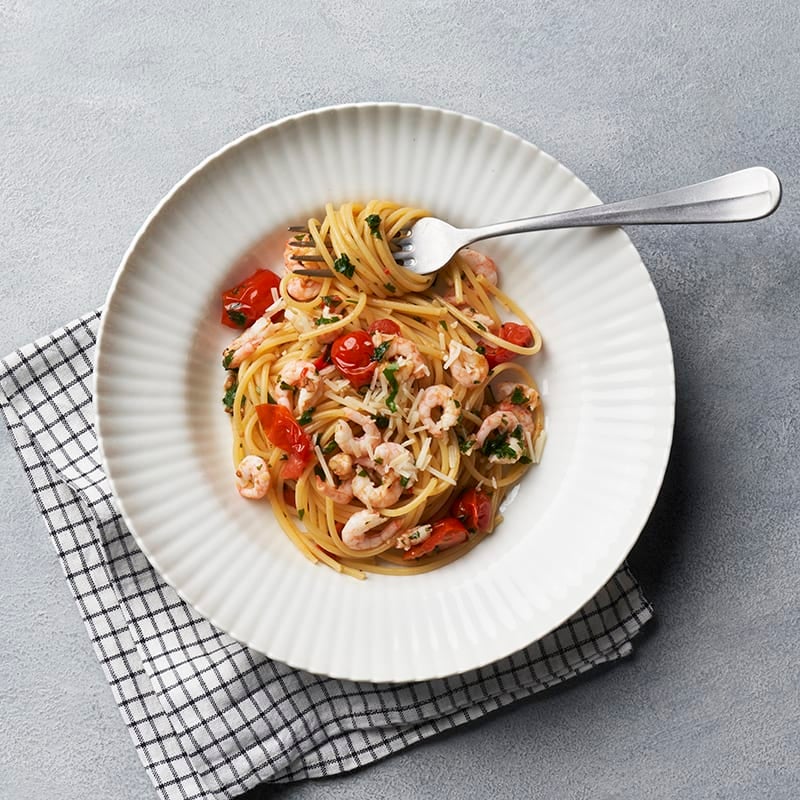 Foto av Spaghetti med räkor, tomat och chili från WW ViktVäktarna